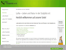 Tablet Screenshot of luna-suedpfalz.de